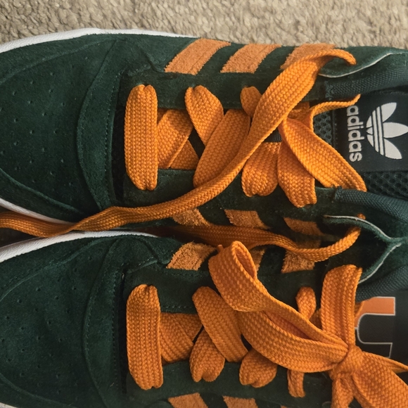 Adidas Green and Orange Sneakers - Picture 1 of 4